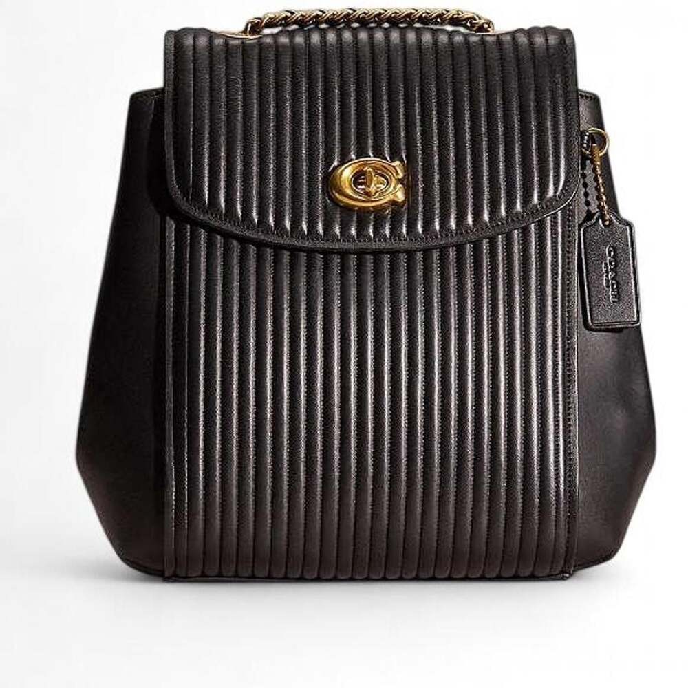 Coach Parker Convertible Backpack in Quilted Leather